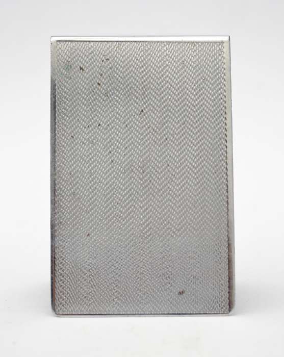 Vintage Officer City of Cape Town Engine Turned Notepad Case