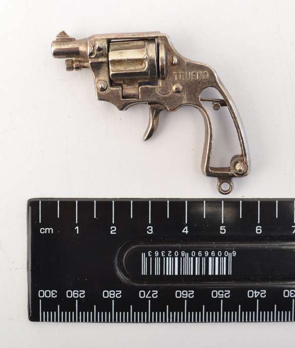 Vintage Midget Revolver Toy Cap Gun made in Spain 5cm as per photo