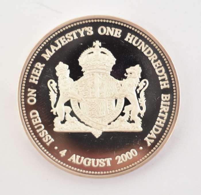 1 Oz Silver Her Majesty Queen Elizabeth The Queen Mother 100th Birthday Medallion as per photo