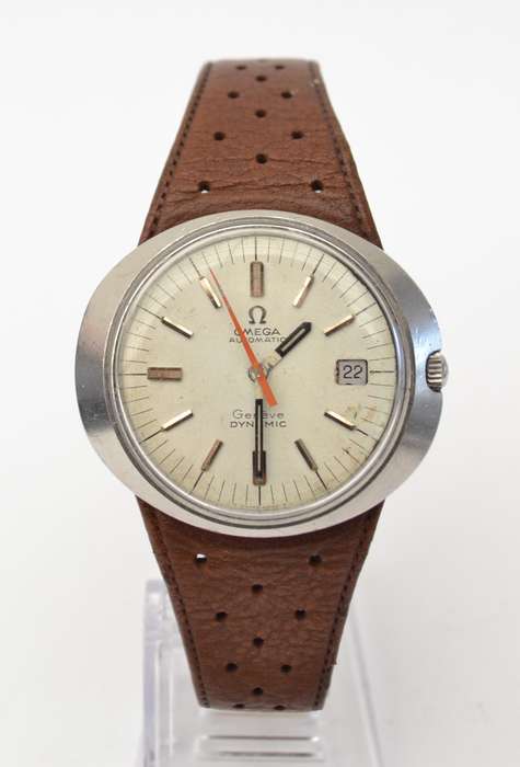 Omega Automatic Geneve Dynamic Date Watch as pe rphoto