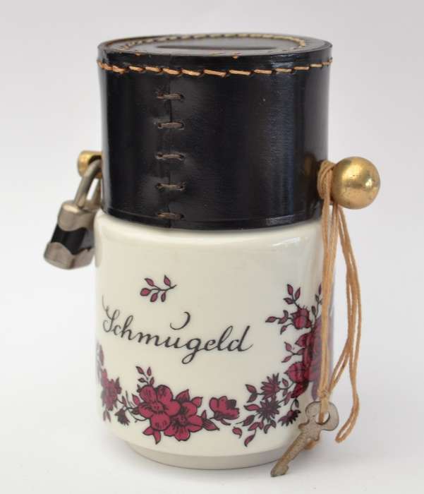 Vintage 1950`s Helmut Kruger Porcelain Money Box as per photo