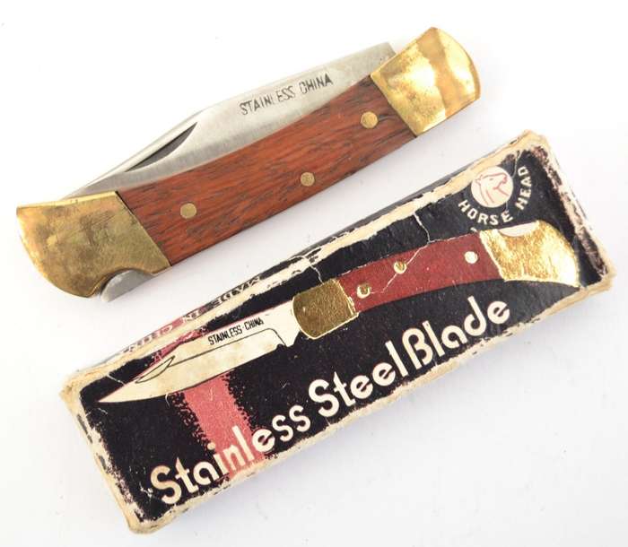 Stainless Steel Blade Pocket Knife as per photo