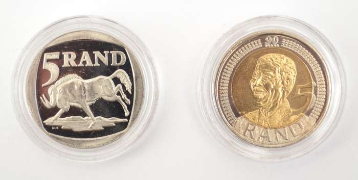 Nelson Mandela R5 Coin Set