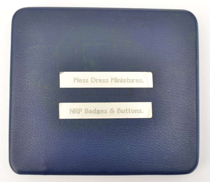 Northern Rhodesia Police & War Medals Miniature Set with Buttons as per photo