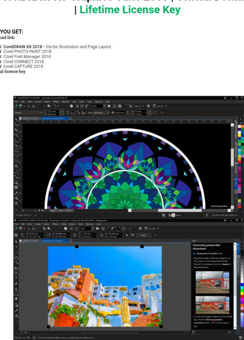 CorelDRAW X8 Graphics Suite 2018 Lifetime License KEY
