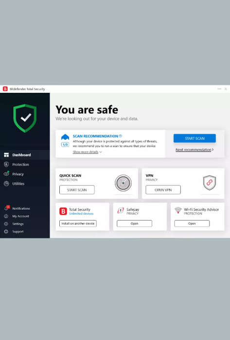 Bitdefender Total Security 2019 / 2020 - 3 YEARS 3 DEVICE - DOWNLOAD