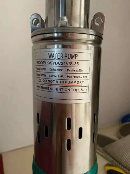 Solar Water Pump 24V 35M Lift
