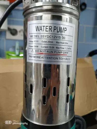 Solar Water Pump 24V 35M Lift