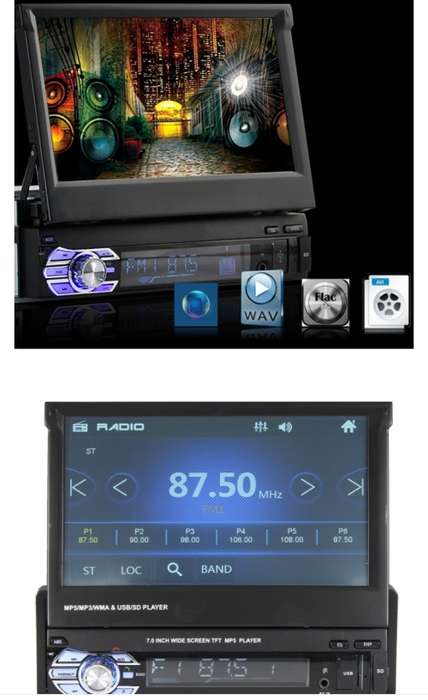 Retractable Car Radio