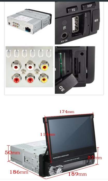 Retractable Car Radio