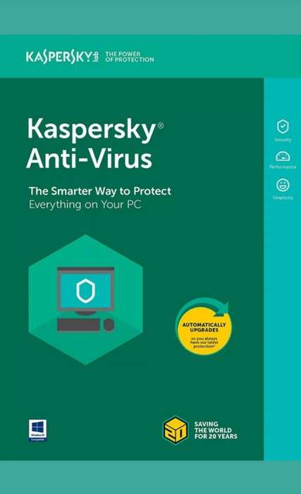 KASPERSKY ANTIVIRUS SECURITY 2020 1 PC"1 Year
