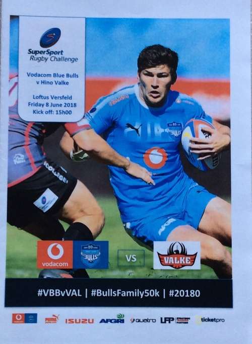 BLUE BULLS V VALKE (8 JUNE 2018)