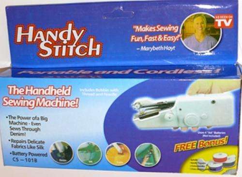 Hand held sewing machine - works great - easy and conenient + free needle work kit