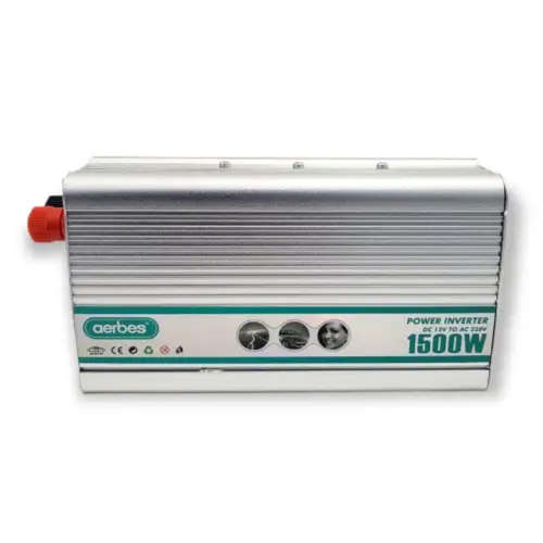 Aerbes AB-Q014 1500watt 12v DC to AC Inverter USE WITH Gel / Deep Cycle Battery / Lithium Battery