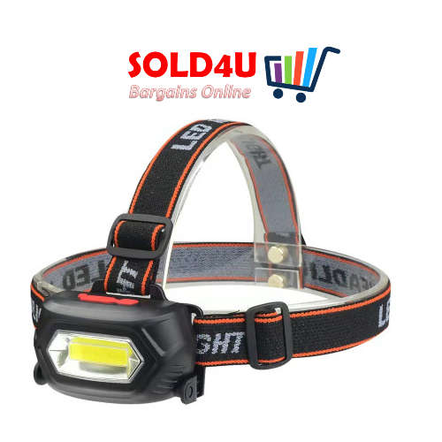 Rechargeable COB Headlamp LED Flashlight