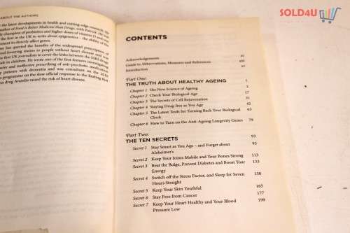 The 10 Secrets Of Healthy Ageing: How to Live Longer, Look Younger and Feel Great Book by Jerome Bur