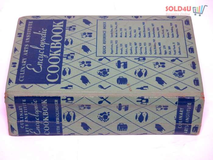 Encyclopedic Cookbook - Culinary Arts Institute - Ed. Ruth Berolzheimer - 1949
