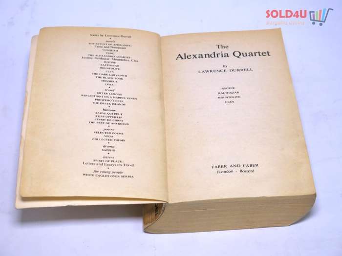 The Alexandria Quartet: Justine, Balthazar, Mountolive by Lawrence Durrell
