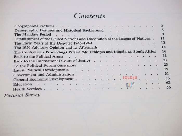 South West Africa Survey, 1974