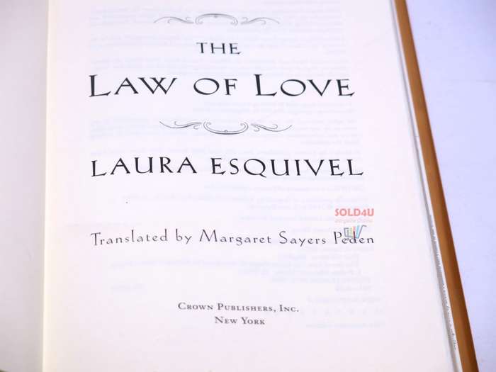 The Law of Love Novel by Laura Esquivel