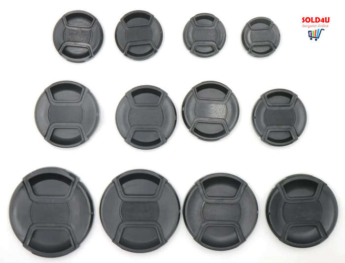 Lens Cap 1-Piece 49mm / 52mm / 55mm / 58mm / 62mm / 67mm / 72mm / 77mm / 82mm Snap-On Front Lens Cap