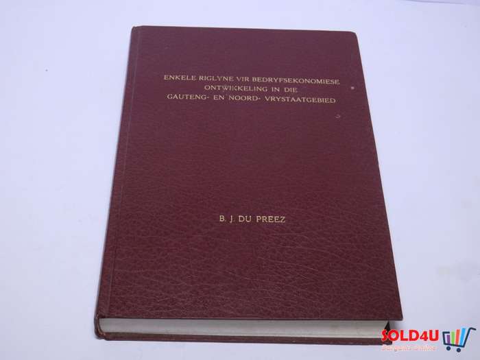 Enkele riglyne vir bedryfsekonomiese ontwikkeling in die Gauteng en Noord Vrystaatgebied 1996