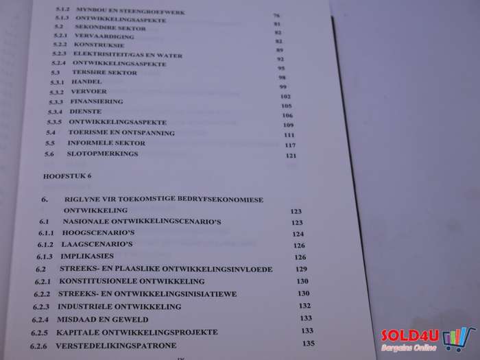 Enkele riglyne vir bedryfsekonomiese ontwikkeling in die Gauteng en Noord Vrystaatgebied 1996