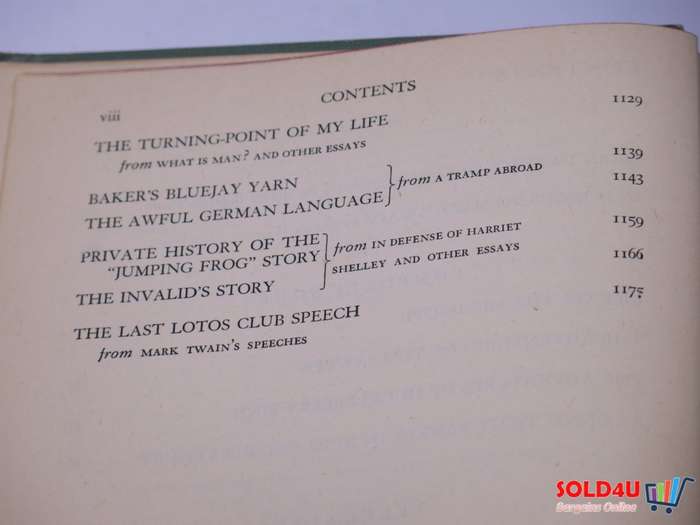 The Favorite Works of Mark Twain 1939 Garden City Deluxe Edition