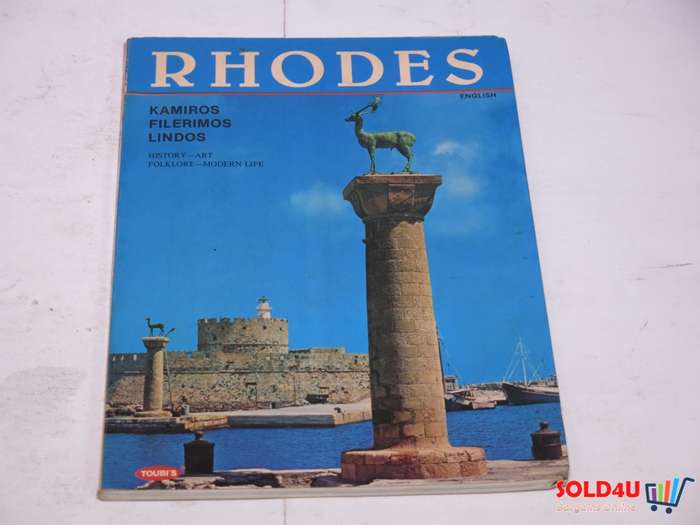 Rhodes book by  Lindos  Kamiros Filerimos