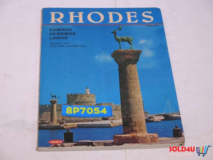 Rhodes book by  Lindos  Kamiros Filerimos