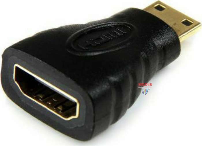 Mini HDMI Male to HDMI Female Adapter - Converter mini HDMI male to HDMI female