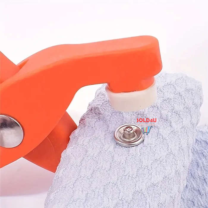 50Piece SET Snap Button Kit Metal Sewing Rings Buttons Press Studs Pliers Home Sewing Supplies