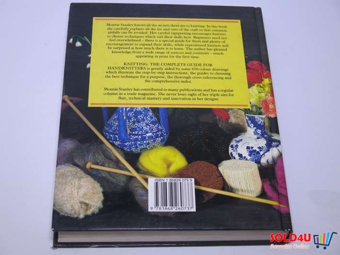 Knitting - The Complete guide for handknitters - Montse Stanley