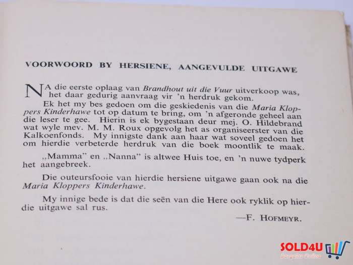 Brandhout Uit die Vuur - Deur Lassie Hofmeyr