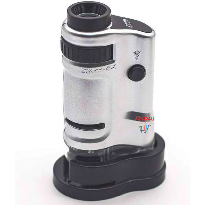 Pocket Microscope Monocular Zoom HD Handheld Magnifier