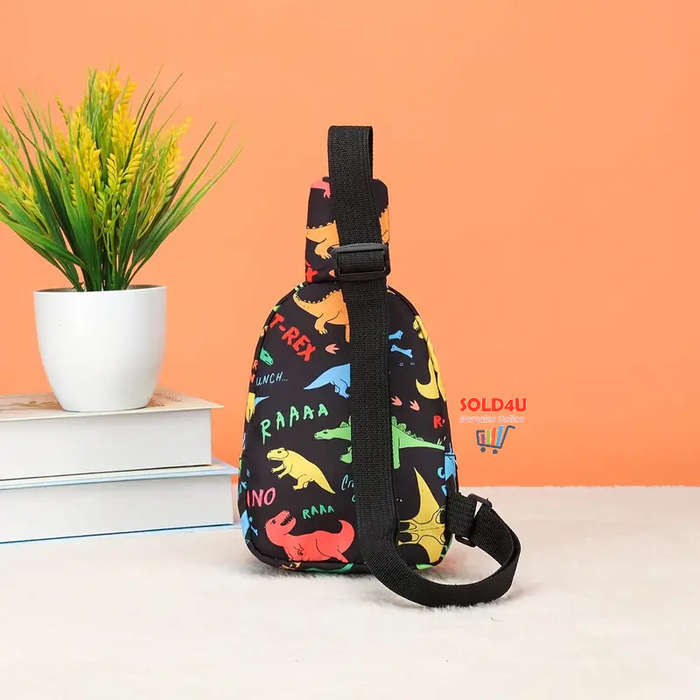 Dinosaur Fashion Crossbody Bag for Kids/Children Single Shoulder Nylon Lightweight Sling Bag