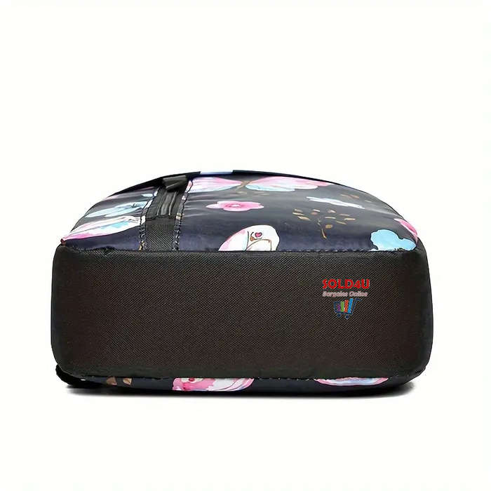 Chest Bag Single Shoulder Crossbody Bag With Earphone Hole (Butterfly) Nylon Lightweight Sling Bag