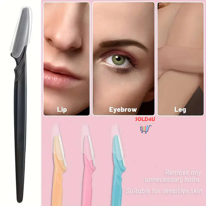 12pcs Eyebrow Dermaplaning Facial Razors  Exfoliating Tool