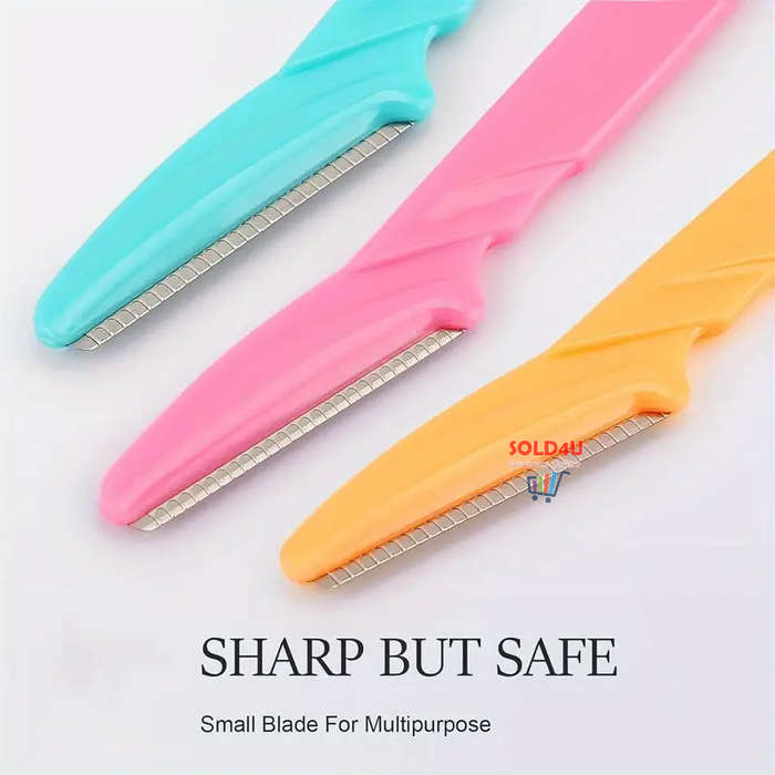 3pcs Eyebrow Trimmer Eyebrow Razor Professional Eyebrow & Facial Hair Trimmer Dermaplaning Tool