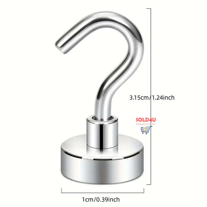Strong Magnetic Hooks (SET OF 10 PCS) Neodymium Iron Boron Magnets