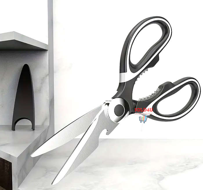 Kitchen Scissors Heavy Duty Stainless Steel Tool With Protective Cover 4 IN 1 Multifunctional