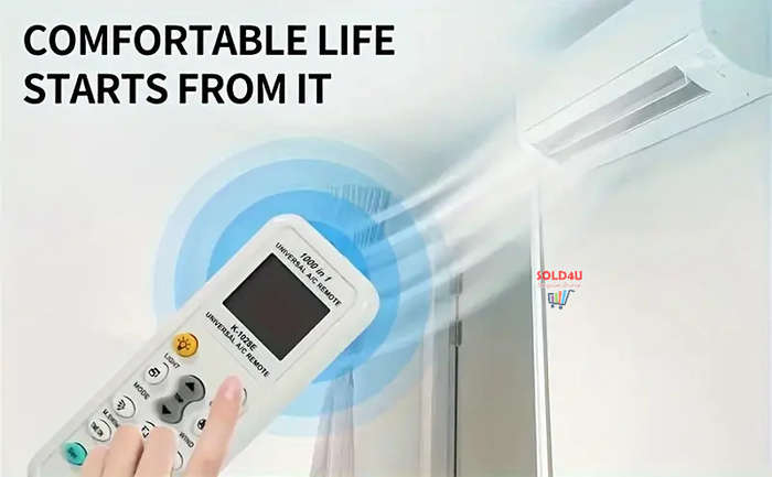 Universal Aircon Remote Control - Compatible With Multiple Brands And Models - 1000 in 1