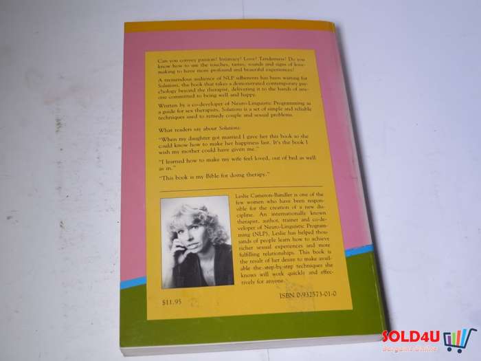Solutions - Enhancing Love, Sex and Relationships - Leslie Cameron - Bandler