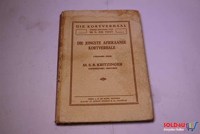 Die Jongste Afrikaanse kortverhale - M.S.B. Kritzinger
