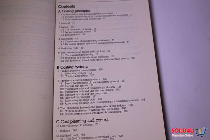 Fundamentals of Cost and Management Accounting - MA Faul, PC Du Plessis & SJ Van Vuuren