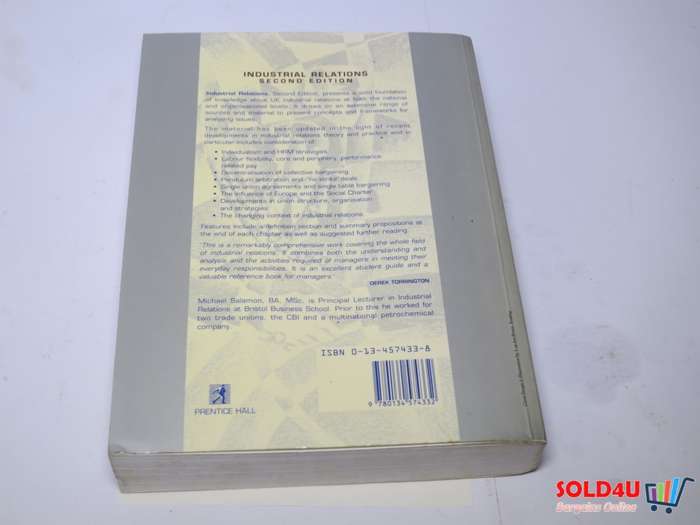 Industrial Relations: Theory and Practice - 2nd Edition - Michael Salamon