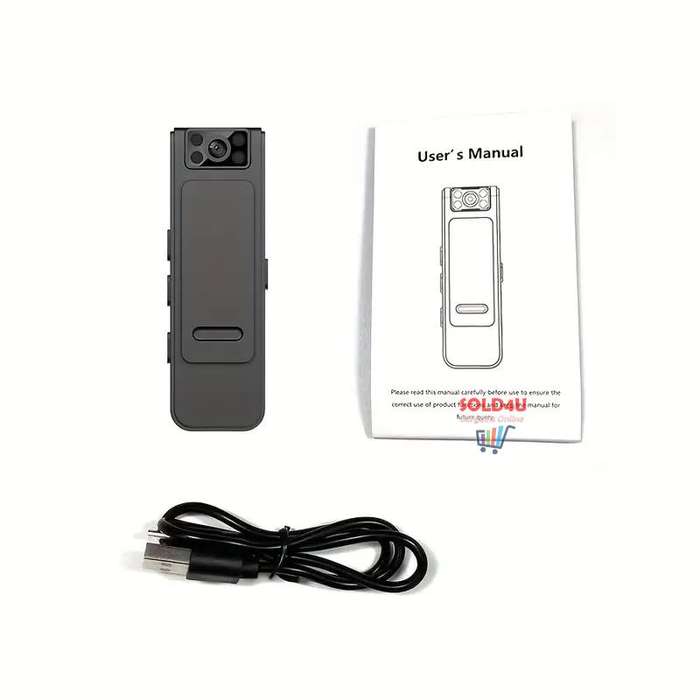 Body Camera with 1080P HD Recording Night Vision Function, Wearable Camera, body-worn camera