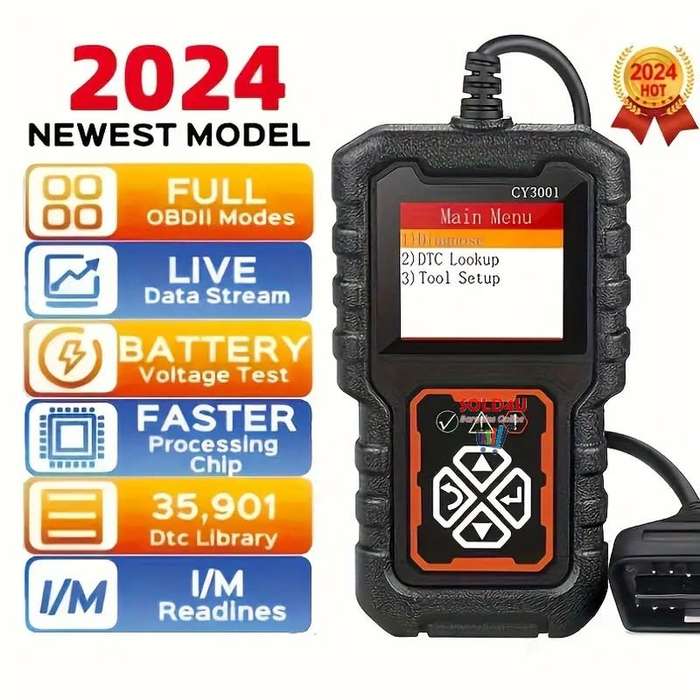 Car OBD2 Code Scanner Diagnostic Scanner Code Reader Erase Engine Fault Code for Cars Since 1996