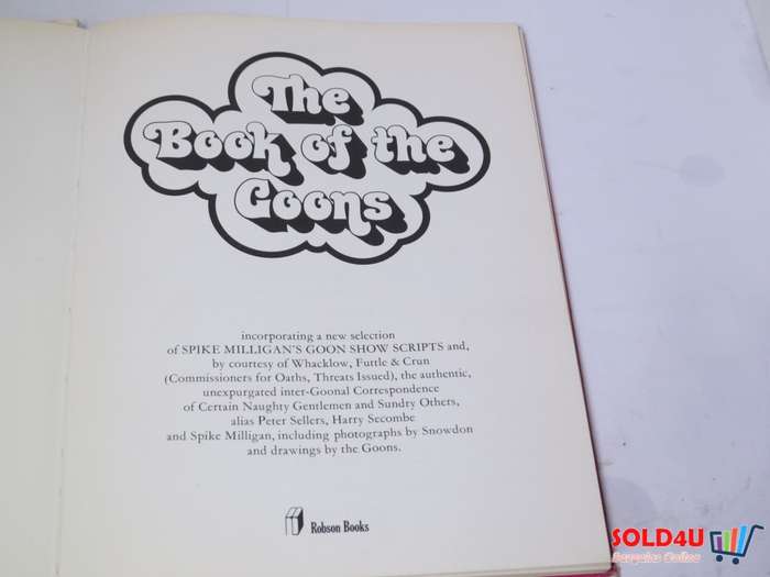 The Books of the Goons - Harry Secombe , Peter Sellers ,  Spike Milligan