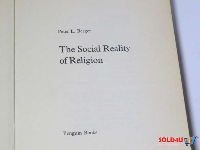 The Social Reality of Religion - Peter L.Berger
